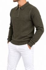 Pulls homme vert – Image 2