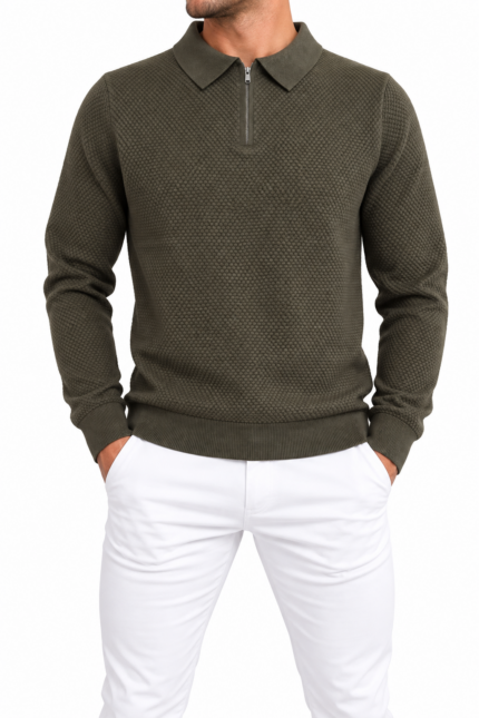 Pulls homme vert