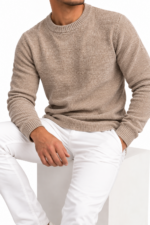 Pulls homme beige – Image 2
