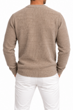 Pulls homme beige – Image 4