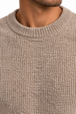Pulls homme beige – Image 5