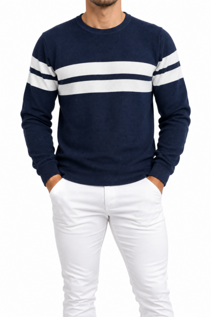 pulls homme bleu