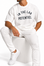 t-shirt homme blanc – Image 3