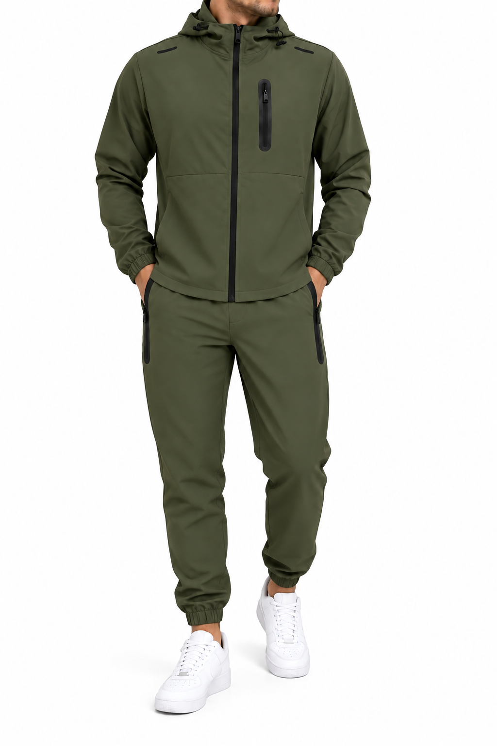 mc kaki face ensemble homme kaki – Image 1